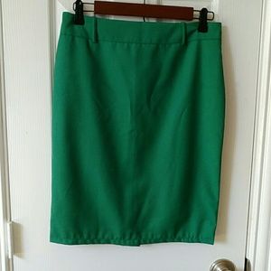 Green Pencil Skirt
